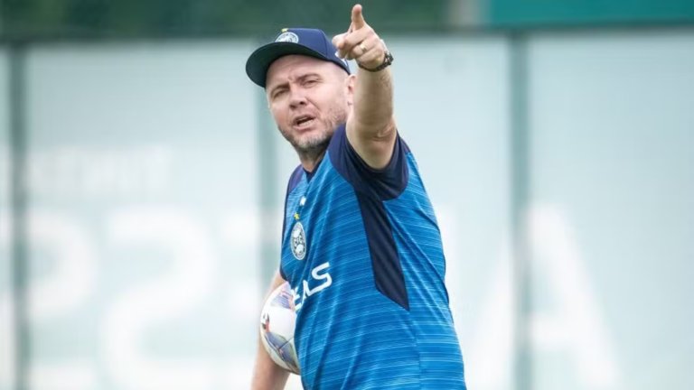 Mozart em treino do Coritiba
