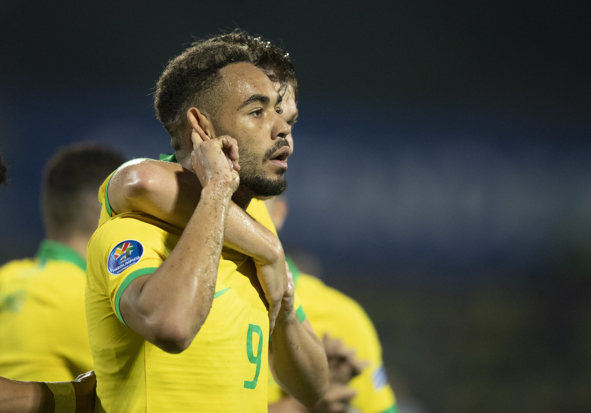 Matheus Cunha é Piá do Coritiba, pela Seleção Brasileira (Foto: Lucas Figueiredo/CBF)