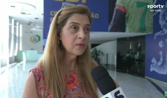 Leila Pereira. Foto: Reprodução/SporTV