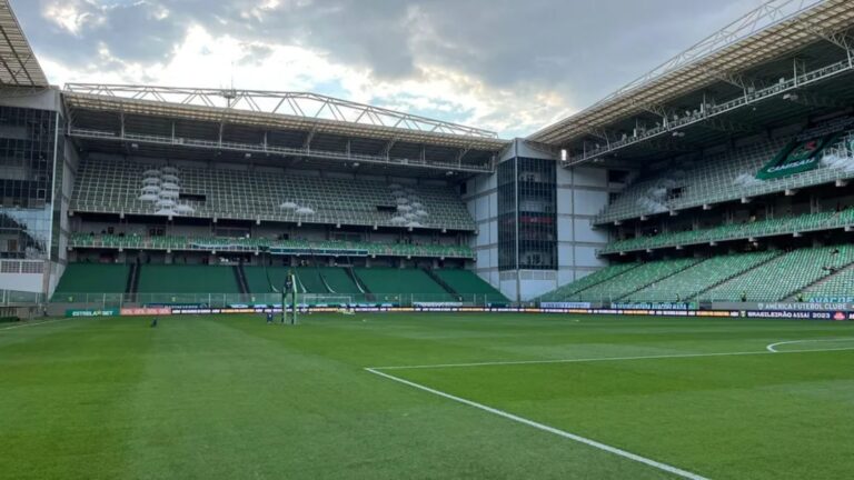 América-MG x Coritiba se enfrentam na Série B (Foto: Reprodução/Maria Cláudia Bonutti)