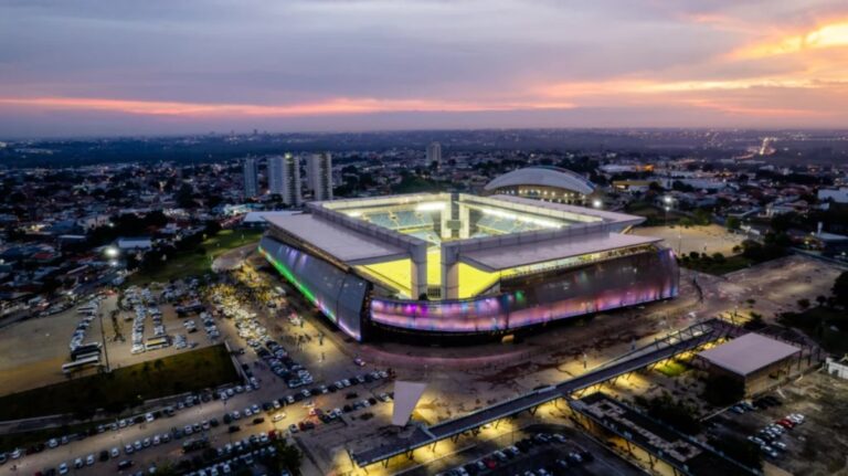 Veja onde assistir o Coritiba na Arena Pantanal - (Foto: Drone Daniel Meneses/Secom-MT)