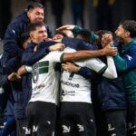 Jogadores do Coritiba comemoram (Foto: Divulgação/Coxa)