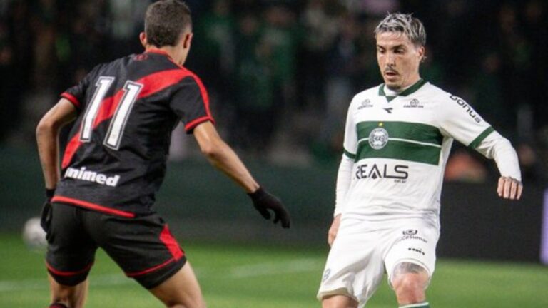 Coritiba vence Atlético-GO com susto