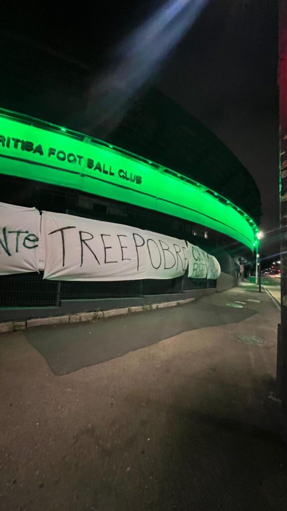 Coritiba protesta contra SAF