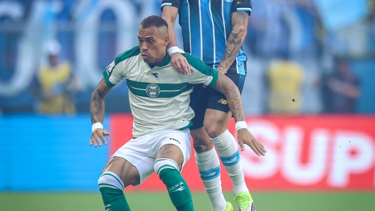 Coritiba sofre derrota para Grêmio pelo Brasileirão