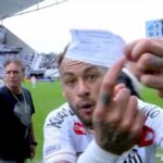 Santos tenta anular vitória do Coritiba após confusão com Neymar